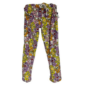 Care Bear Pajama Pants Rainnow Women’s Size L 80’s TV Fan